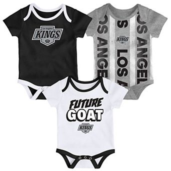 Newborn Los Angeles Kings Loyal Buddies Three-Pack Bodysuit Set