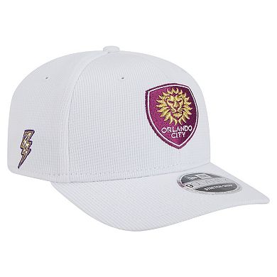 Men's New Era White Orlando City SC 2025 Jersey Hook 9SEVENTY Stretch-Snap Hat