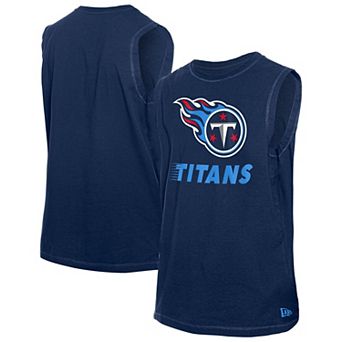 Men's New Era Navy Tennessee Titans Leisure Collection Tank Top