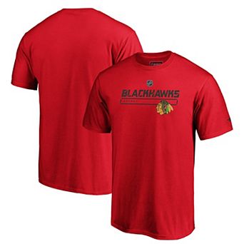 Men's Fanatics Red Chicago Blackhawks Authentic Pro Prime T-Shirt