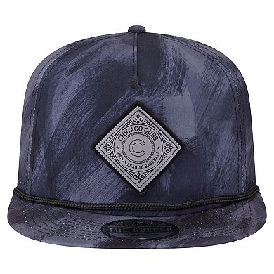 Men's New Era Navy Chicago Cubs Printed Golfer Snapback Hat