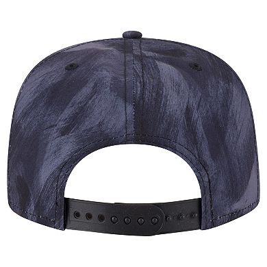 Men's New Era Navy Chicago Cubs Printed Golfer Snapback Hat