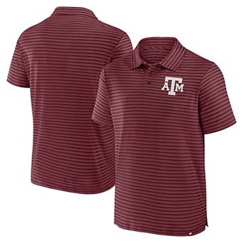 Men's Fanatics Maroon Texas A&M Aggies Victory Calls Stripe Polo