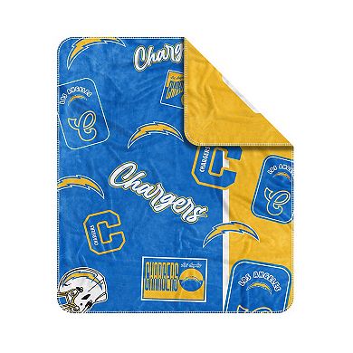 Los Angeles Chargers 50” x 60” Dream Weave Throw Blanket