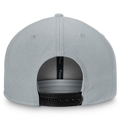 Men's Fanatics Silver Los Angeles Kings Fundament Adjustable Hat