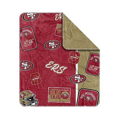 San Francisco 49ers 50” x 60” Dream Weave Throw Blanket