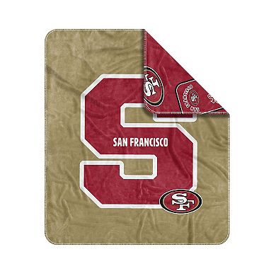 San Francisco 49ers 50” x 60” Dream Weave Throw Blanket