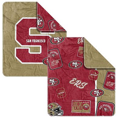 San Francisco 49ers 50” x 60” Dream Weave Throw Blanket
