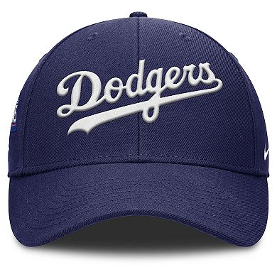 Men's Nike Navy Los Angeles Dodgers Rise Gaberdine Adjustable Hat