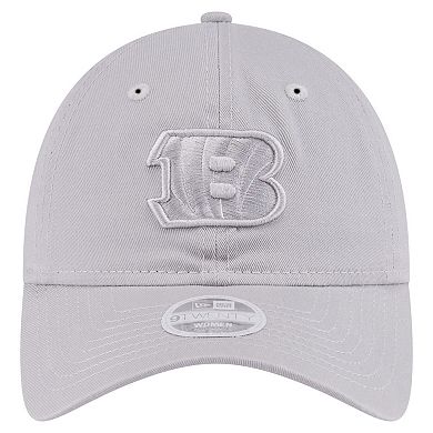 Women's New Era Gray Cincinnati Bengals Color Pack 9TWENTY Adjustable Hat