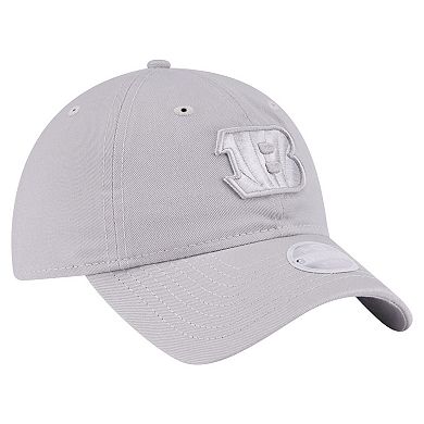 Women's New Era Gray Cincinnati Bengals Color Pack 9TWENTY Adjustable Hat