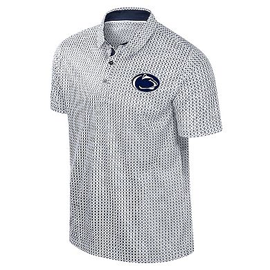 Men's Colosseum Navy Penn State Nittany Lions Big & Tall Marty Rival Polo