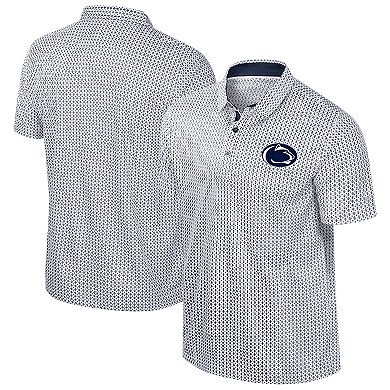 Men's Colosseum Navy Penn State Nittany Lions Big & Tall Marty Rival Polo