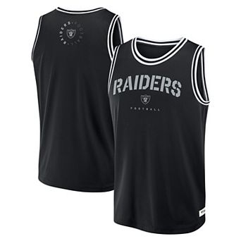 Men's Fanatics Black Las Vegas Raiders Elements Future Ground Jersey Tank Top