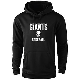 Men's Dunbrooke Black San Francisco Giants Champion Pullover Hoodie
