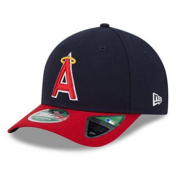 Men's New Era Navy/Red Los Angeles Angels Player Replica 9FORTY Adjustable Hat