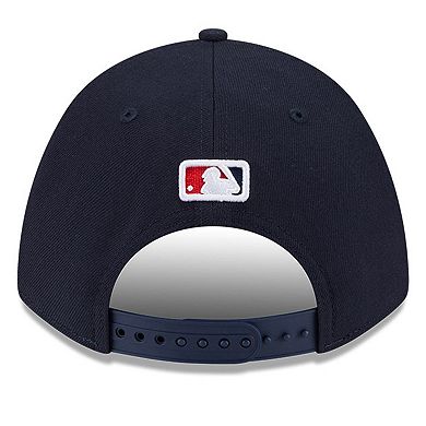Men's New Era Navy/Red Los Angeles Angels Player Replica 9FORTY Adjustable Hat