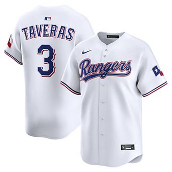 Men's Nike Leody Taveras White Texas Rangers Alternate Limited Player Jersey