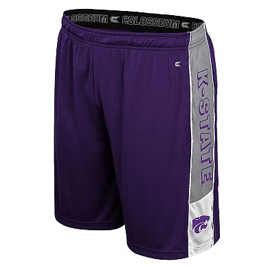 Men's Colosseum Purple Kansas State Wildcats Quantum Shorts
