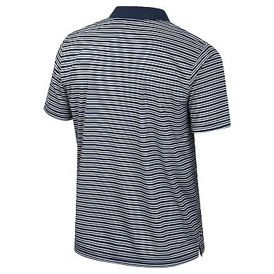 Men's Colosseum Navy Arizona Wildcats Striped Polo