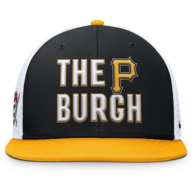 Men's Nike Black Pittsburgh Pirates Pro Trucker Snapback Hat