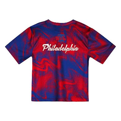 Toddler Royal/Red Philadelphia Phillies Pinch Hitter Infielder T-Shirt and Shorts Set