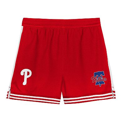 Toddler Royal/Red Philadelphia Phillies Pinch Hitter Infielder T-Shirt and Shorts Set