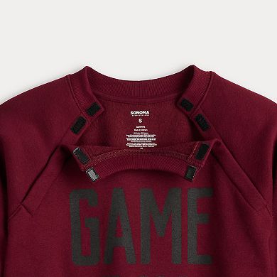 Women's Sonoma Goods For Life® Adaptive Fleece Crewneck Sweatshirt
