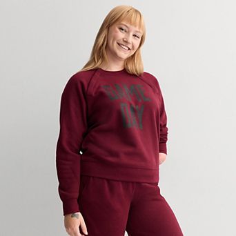 Women's Sonoma Goods For Life® Adaptive Fleece Crewneck Sweatshirt