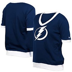 売れ筋商品|||ファナティクス カットソー トップス レディース Women's Blue Tampa Bay Lightning Prime Time Lace-Up Long Sleeve T-Shirt Blue, White womens-fanatics-blue-tampa-bay