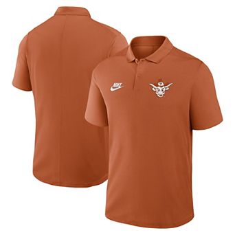 Men's Nike Texas Orange Texas Longhorns Primetime Victory Legacy Vault Logo Performance Polo