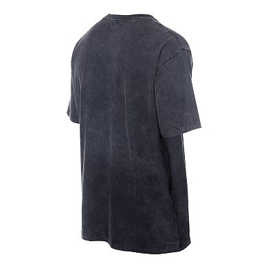 Men's New Era Black Sacramento Kings Distressed Sport Classics Enzyme Washed T-Shirt