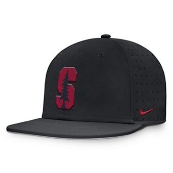 Men's Nike Black Stanford Cardinal On-Field Dugout True Performance Fitted Hat