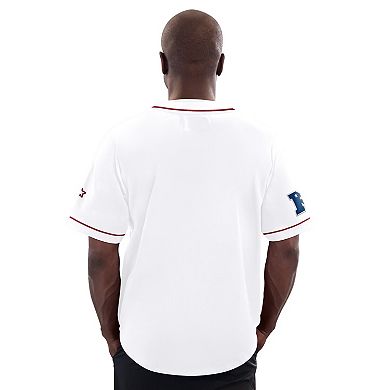 Men's Starter White Washington Commanders Relay Full-Button Baseball Jersey