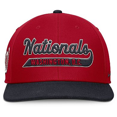 Men's Nike Red/Navy Washington Nationals Pro Performance Snapback Hat