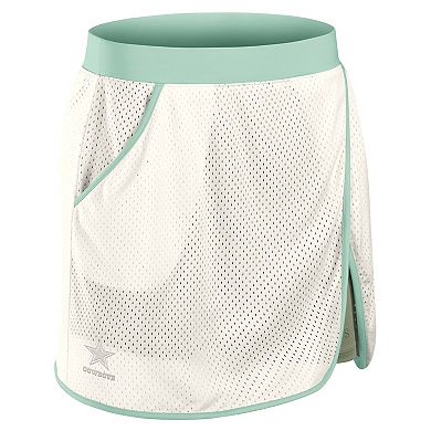 Women's Fanatics Cream Dallas Cowboys Studio Wellness Skort
