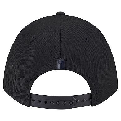 Men's New Era Black Philadelphia 76ers Game Day Flag A-Frame 9FORTY Adjustable Hat