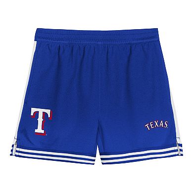 Toddler Red/Royal Texas Rangers Pinch Hitter Infielder T-Shirt & Shorts Set