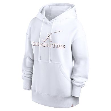 Women's Nike White Alabama Crimson Tide Phoenix Pullover Hoodie