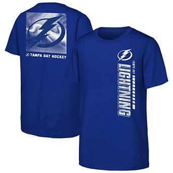 Youth Blue Tampa Bay Lightning Atmosphere T-Shirt