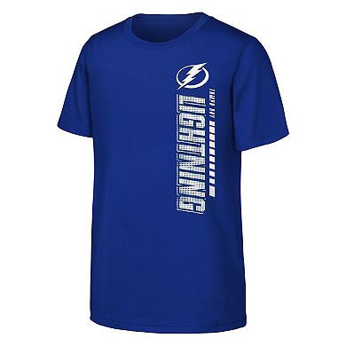 Youth Blue Tampa Bay Lightning Atmosphere T-Shirt