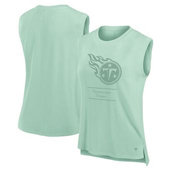 Women's Fanatics Mint Tennessee Titans Studio Embrace Tank Top