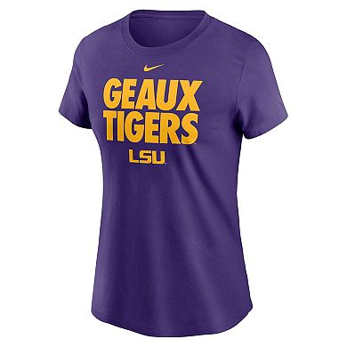 Women's Nike Purple LSU Tigers Local Ultimate Chant T-Shirt