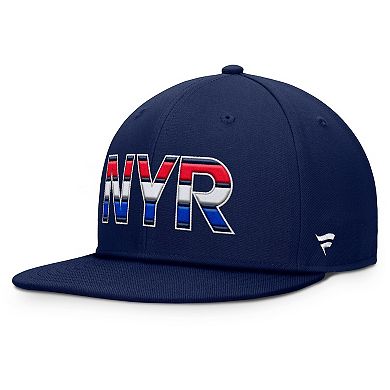 Men's Fanatics Navy New York Rangers Authentic Pro Alternate Jersey Snapback Hat
