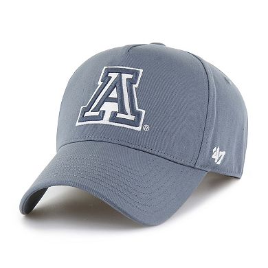Men's '47 Gray Arizona Wildcats Foundation Offside Adjustable Hat