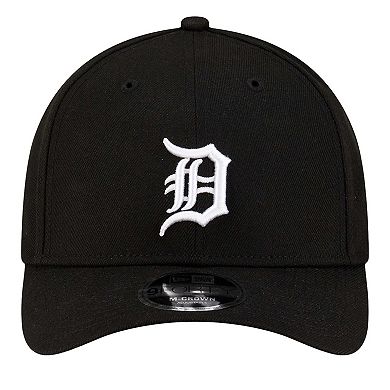 Men's New Era Black Detroit Tigers Player Replica 9FORTY Adjustable Hat