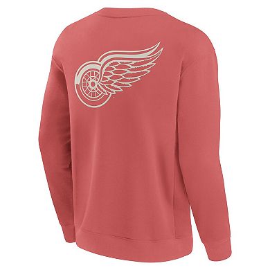 Men's Fanatics Red Detroit Red Wings Elements Future Ground Lettering Pullover Sweatshirt