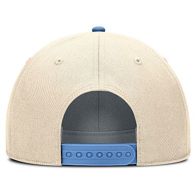 Men's Nike Natural North Carolina Tar Heels Primetime Rise Adjustable Hat