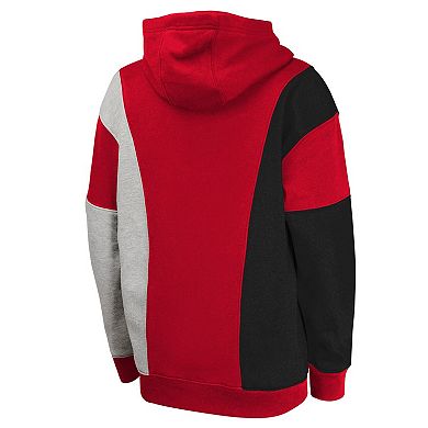 Youth Red Chicago Bulls Ace In the Hole Pullover Hoodie