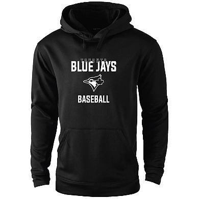 Men's Dunbrooke Black Toronto Blue Jays Champion Pullover Hoodie